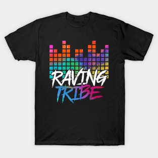 Raving Tribe DJ Hardcore Techno Party T-Shirt